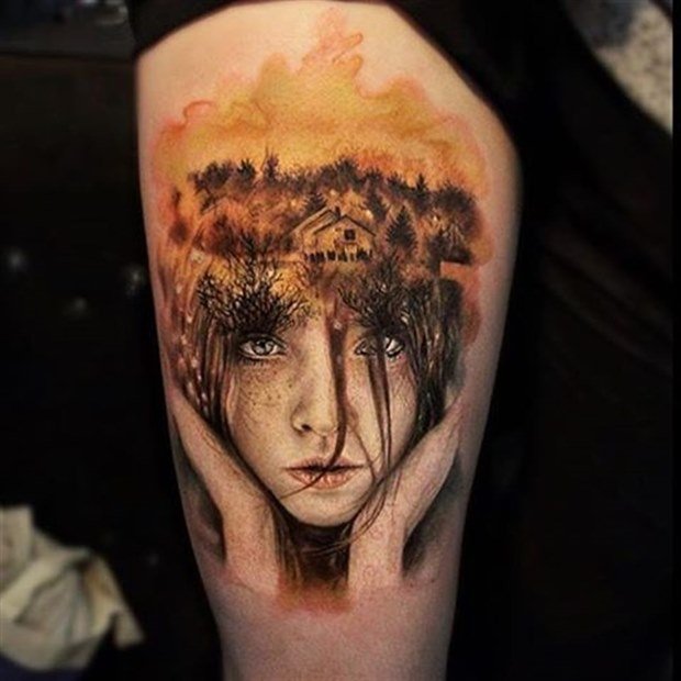 3d Tattoo For Girls-6